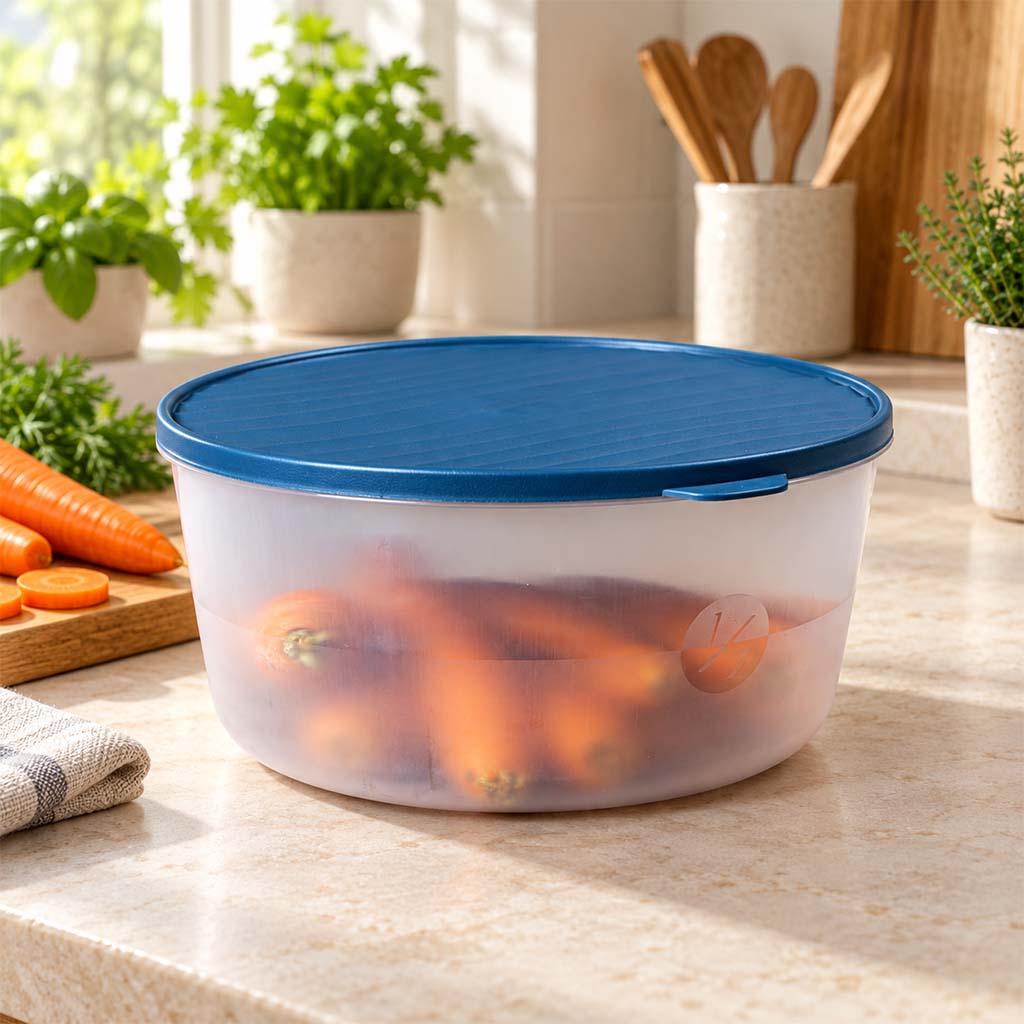 81101 - DecoBella Yuvarlak Saklama Kabı 4.5L