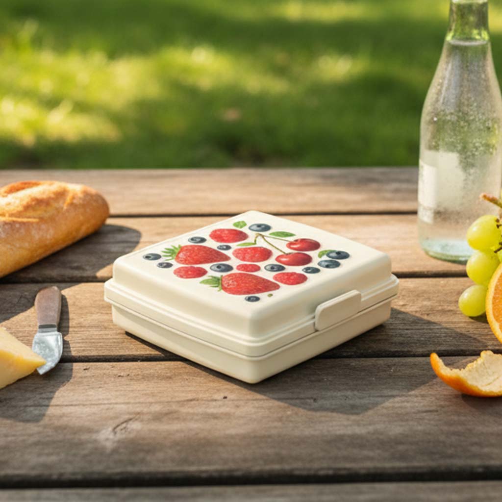 81149 - DecoBella To Go Sandwich Box - Strawberry Design